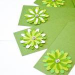 Gift Tags - 6 Shimmery Fairway Green &..