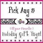 Gift Tags - Value Pack - Pick 5 Sets Of Gift Tags