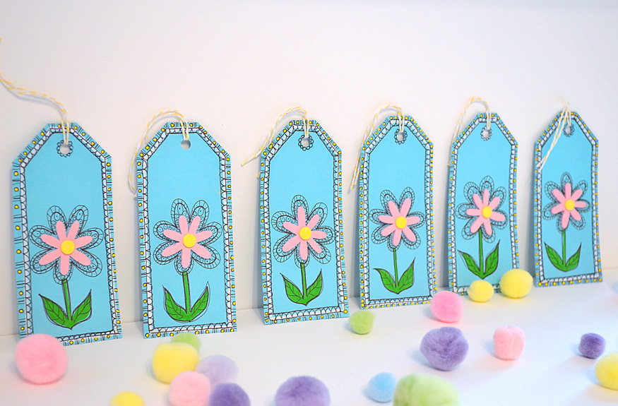 Gift Tags - 6 Spring Fling - Handmade Gift Tags